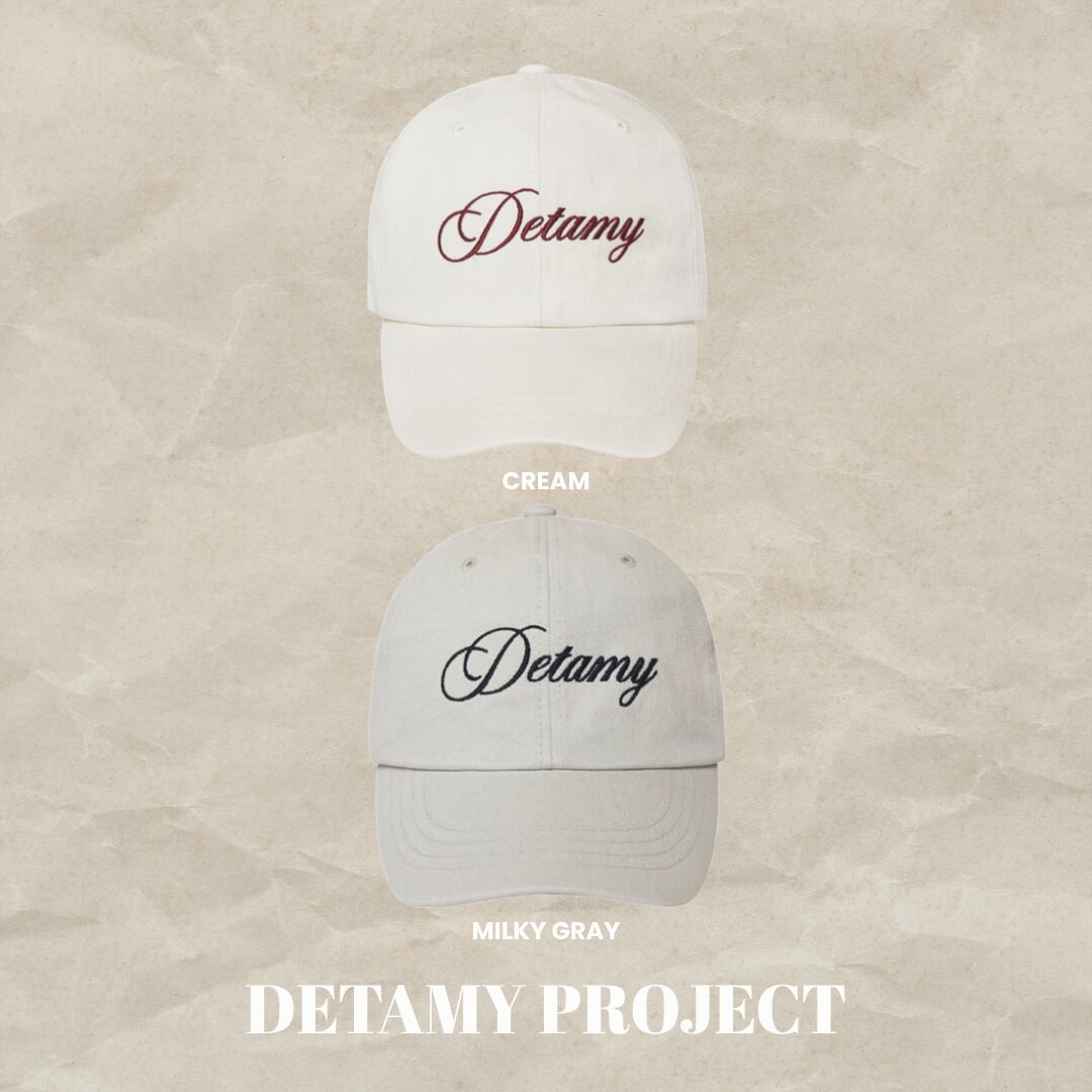 [予約] Detamy Project / Twill Logo Baseball Cap | Pay ID
