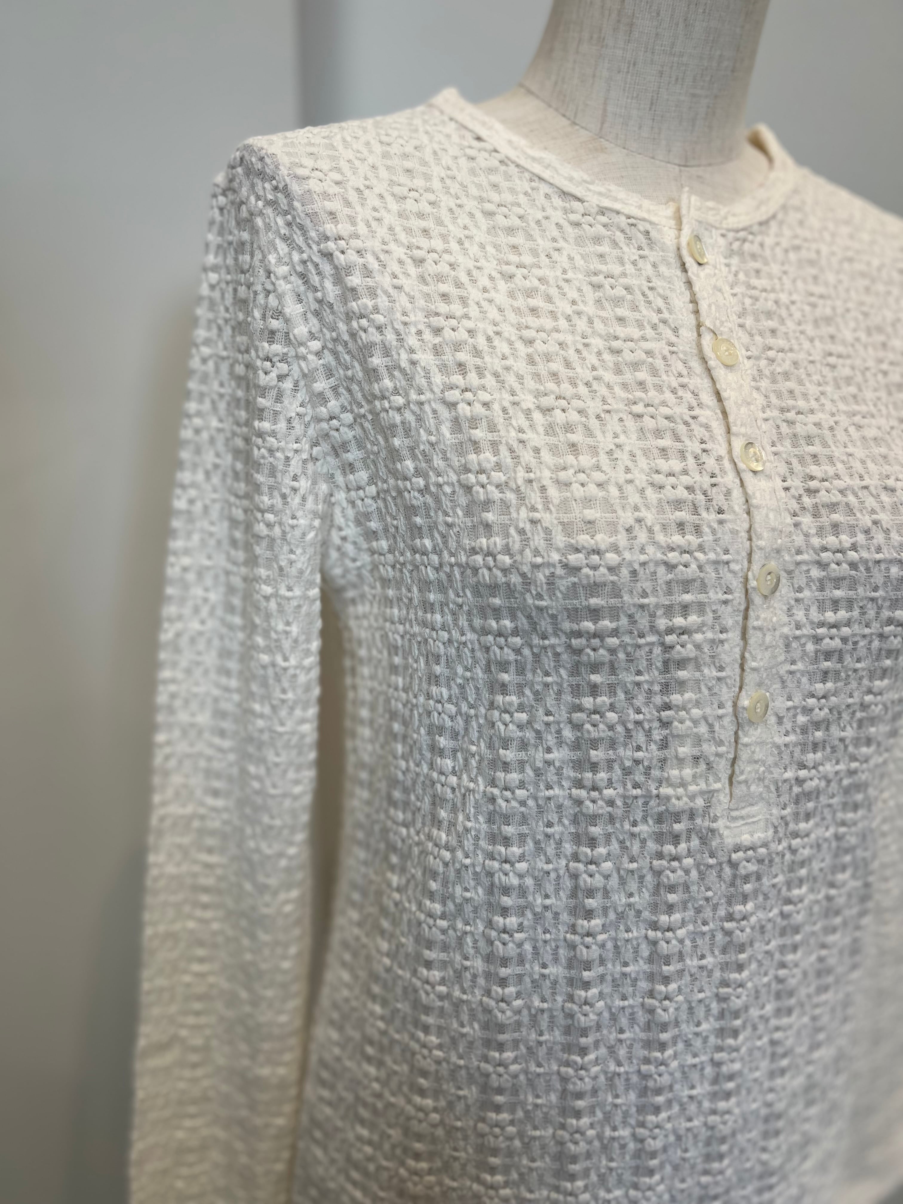 【LEMELANGE】レースヘンリーネックTee 8611002