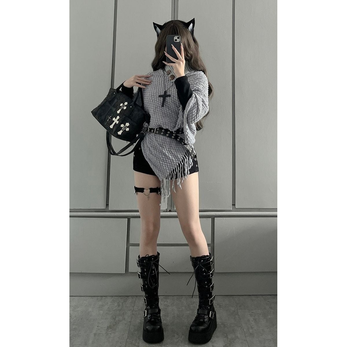 Y2K・サブカルパンク厚底ブーツ | Maiden's Rêve