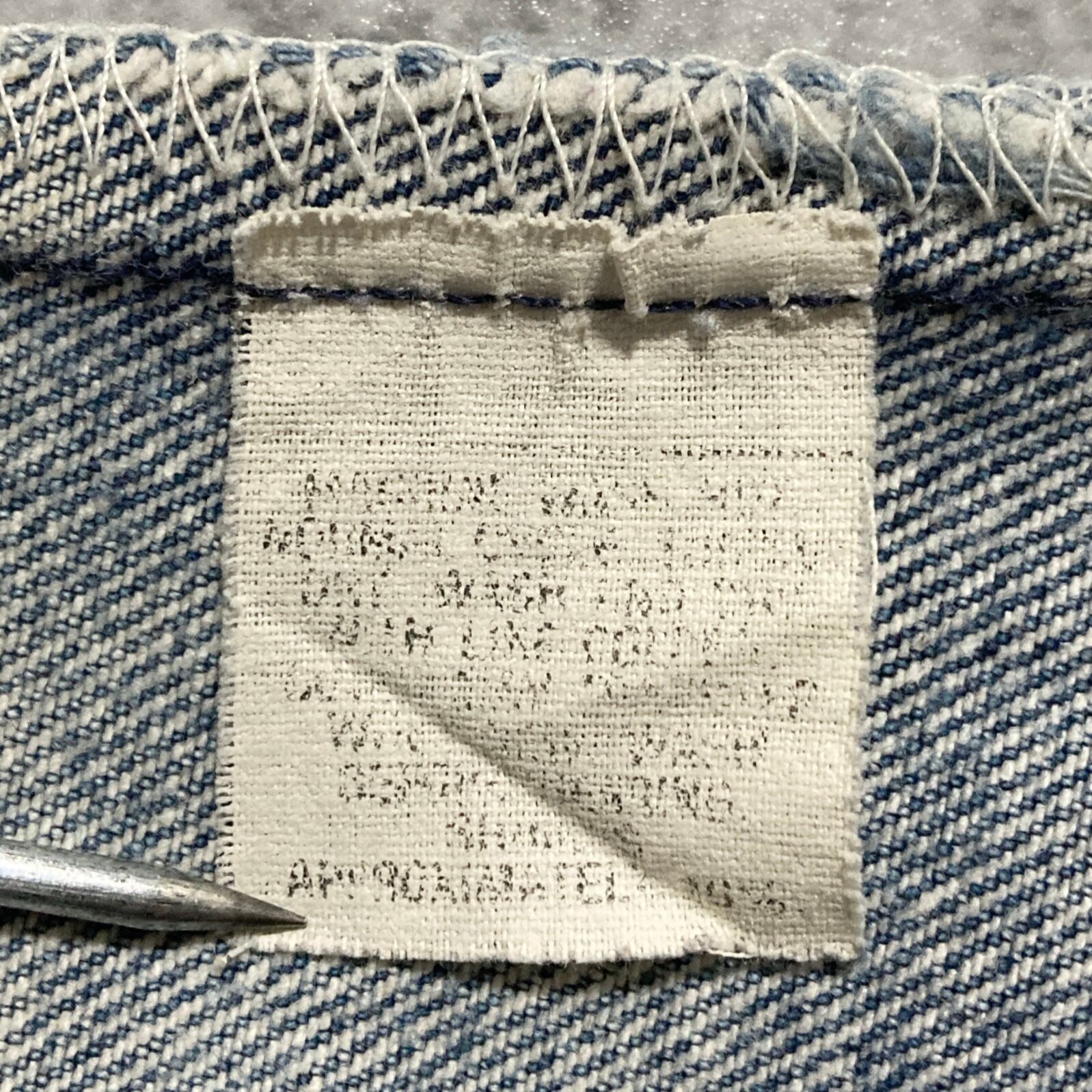 W31 L33】80's US.Levis 501xx リーバイス エルパソ工場(522) 裏ボタン