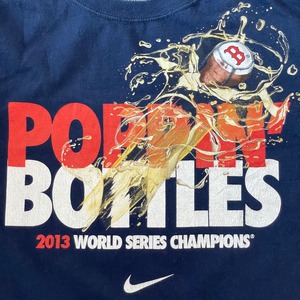 【NIKE】 ナイキ MLB レッドソックス 2013 チャンピオン Tシャツ USA古着 メジャーリーグ