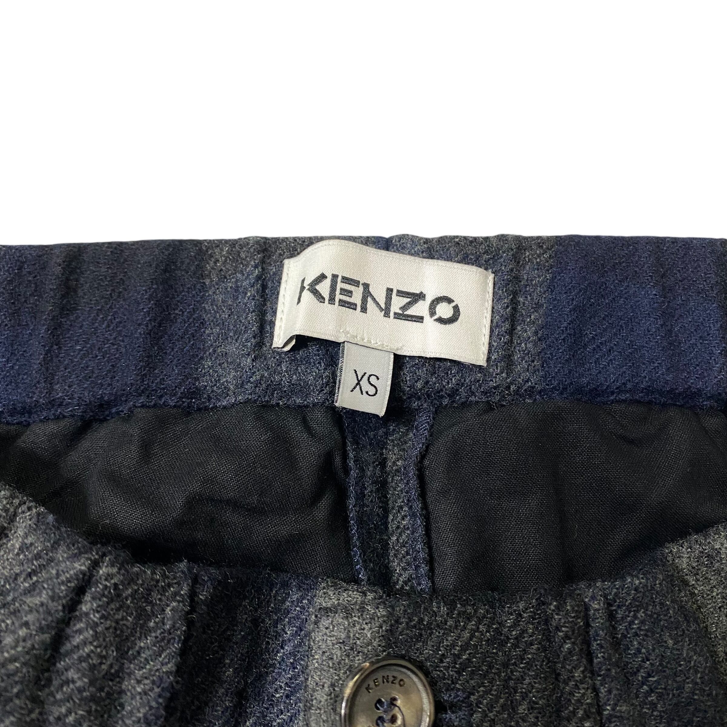 Kenzo Mens Wool Slacks Pants Plaid / ケンゾー スラックス パンツ