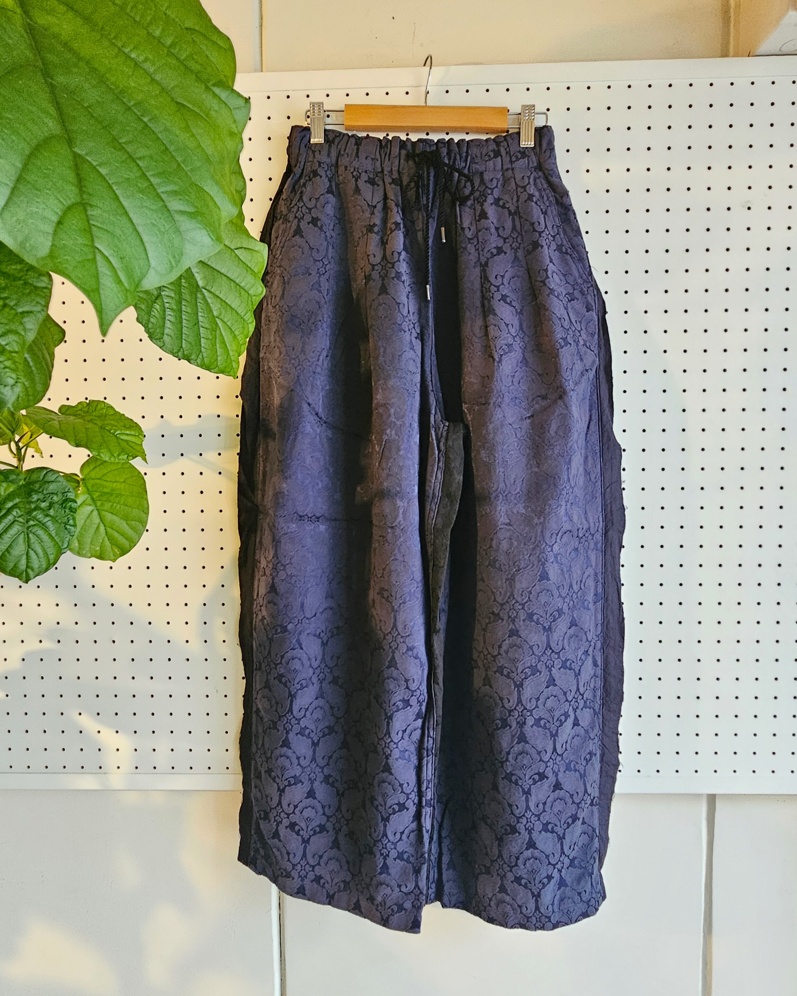 【MARET】ジャガードクラフトイージーパンツ / NAVY / M24A47