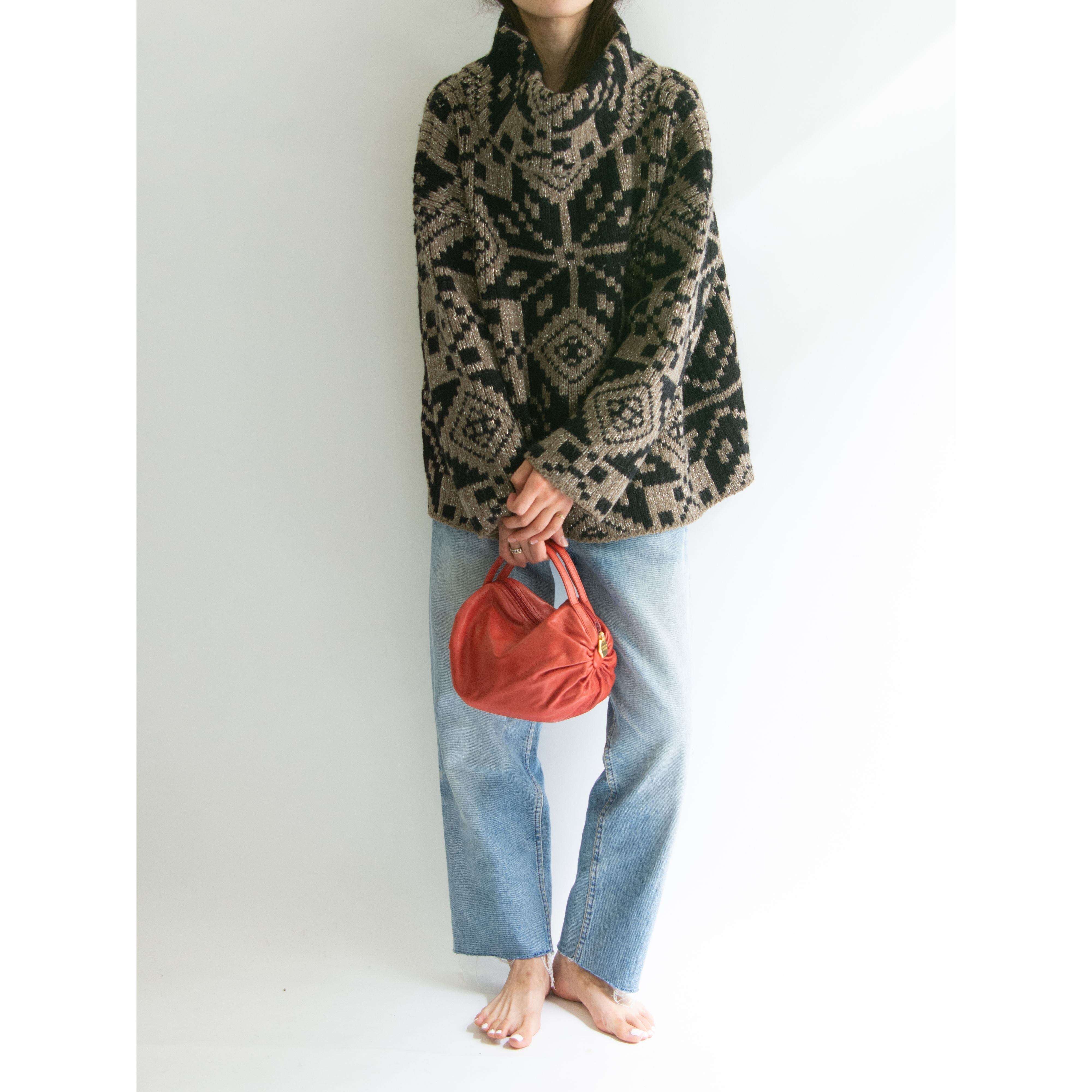 【Made in Italy】Leather pouch bag（イタリア製 レザー ポーチバッグ）10d