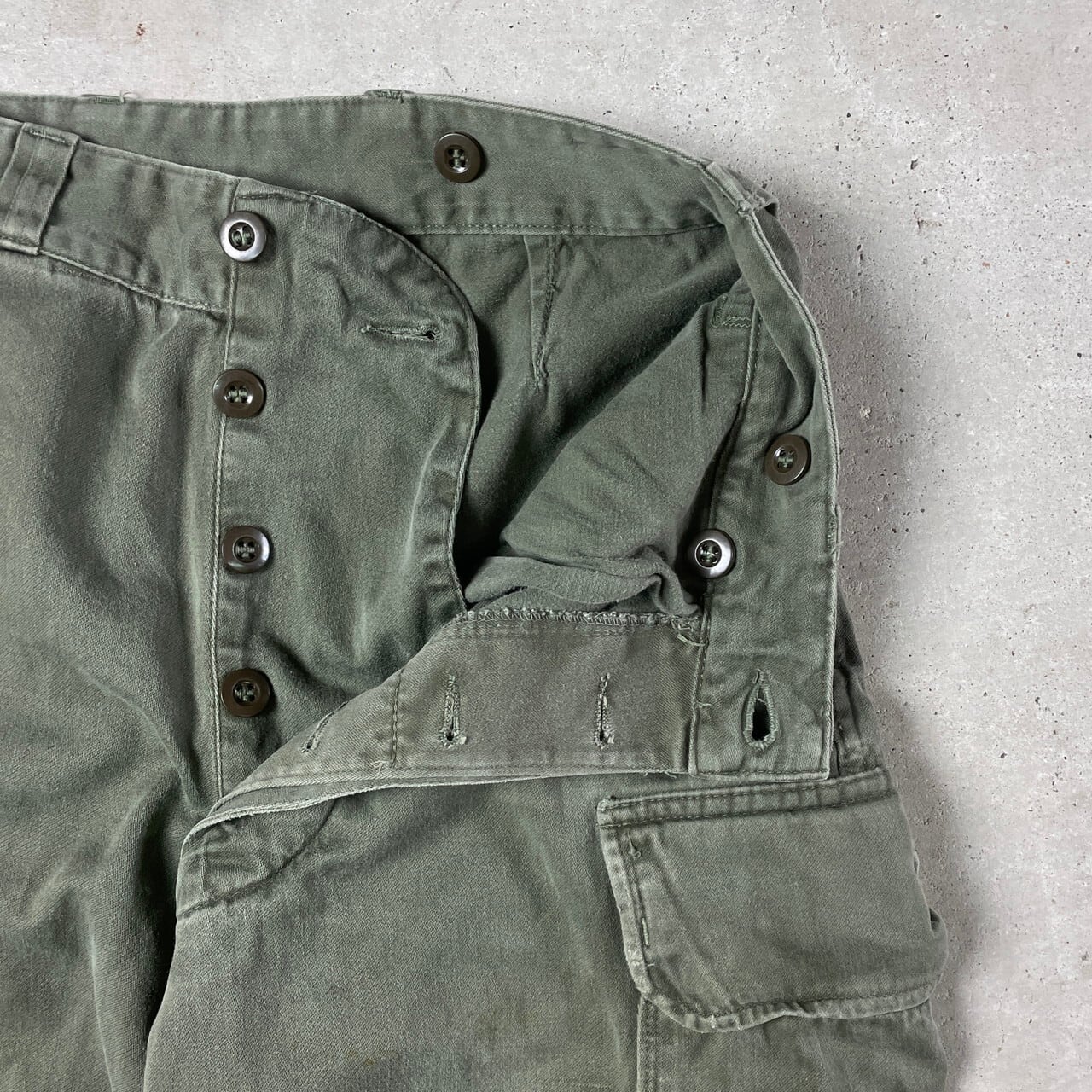 70年代 フランス軍 M-64 カーゴパンツ ミリタリーパンツ メンズW28相当