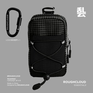 ROUGHCLOUD リップストップ ショルダー ストラップ アタッチメント ポーチ