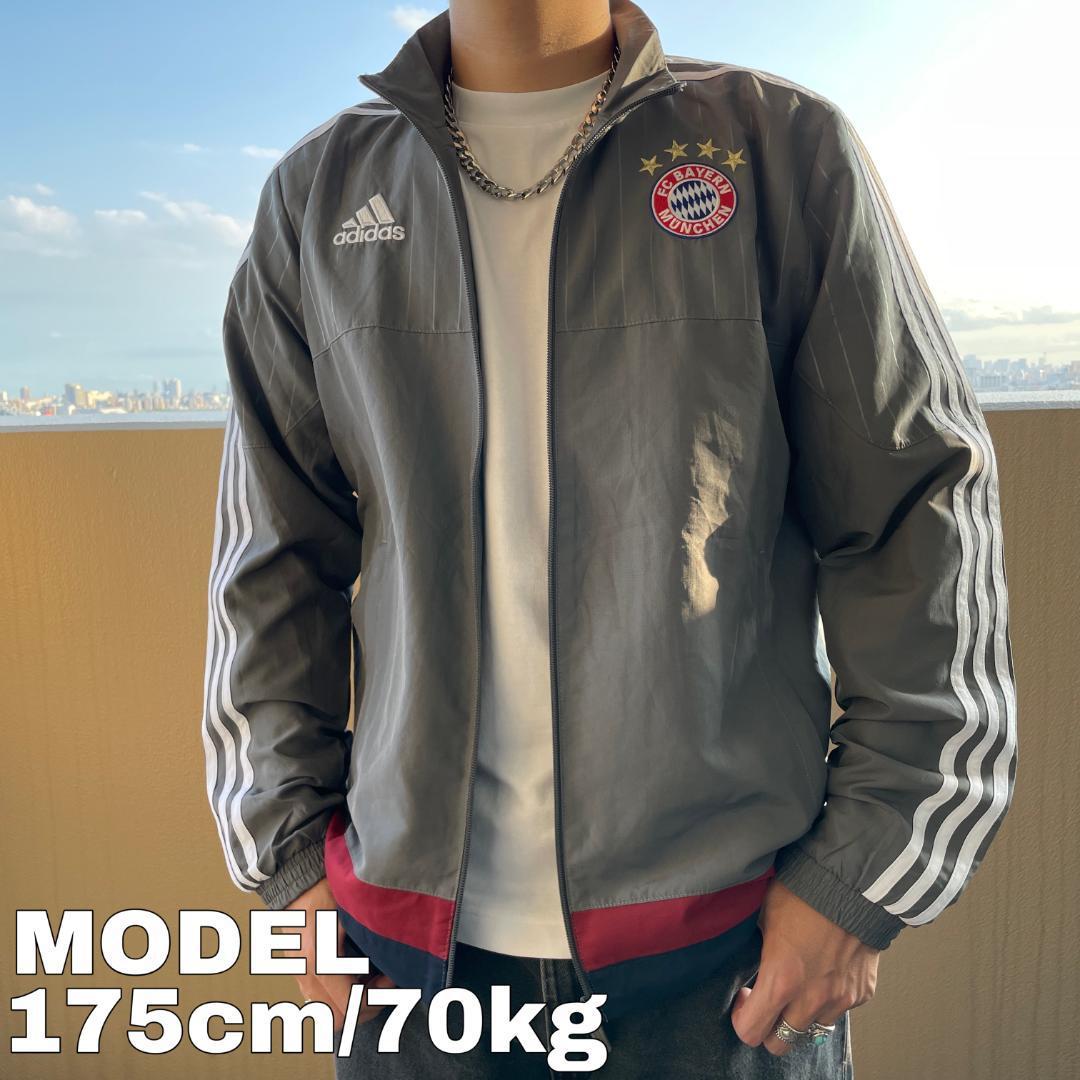 バイエルン　adidas ナイロンジャケット