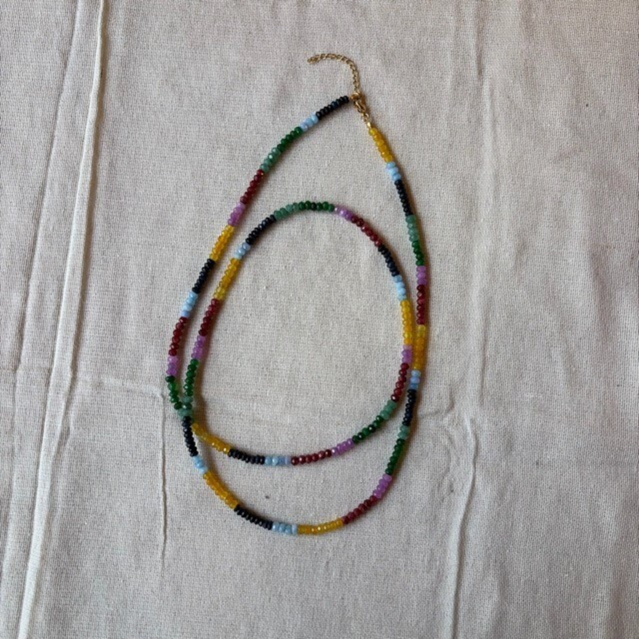 TOPANGA Jewelry Natural Gem Stone Long Necklace　ナチュラルジェムストーンロングネックレス　　ナチュラルストーン　天然石　パワーストーン