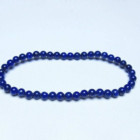 ラピスラズリ ブレスレット 4mm 一点物 メール便可 [M便 1/10] 111-48469