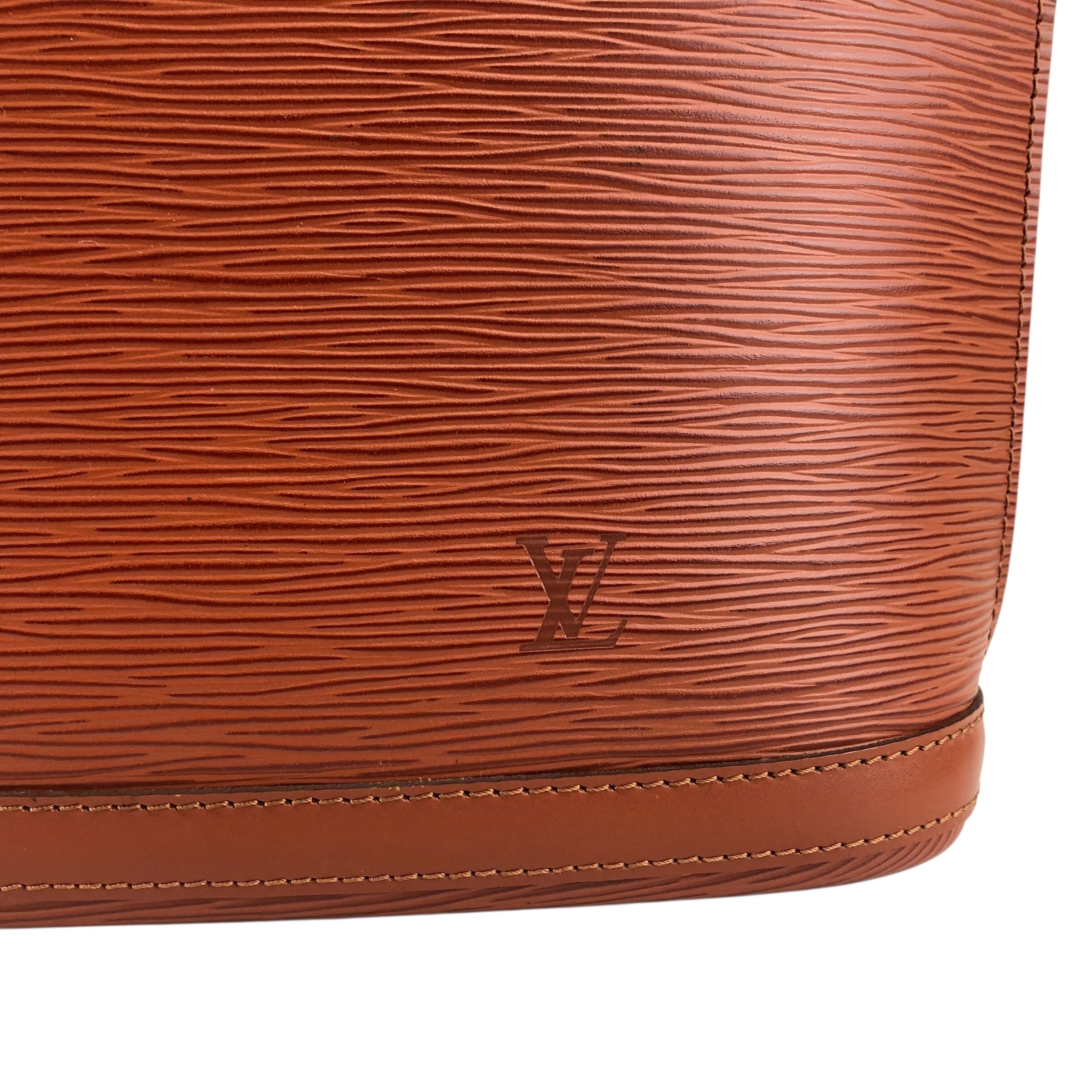 LOUIS VUITTON ルイヴィトン エピ トートバッグ ブラウン レザー