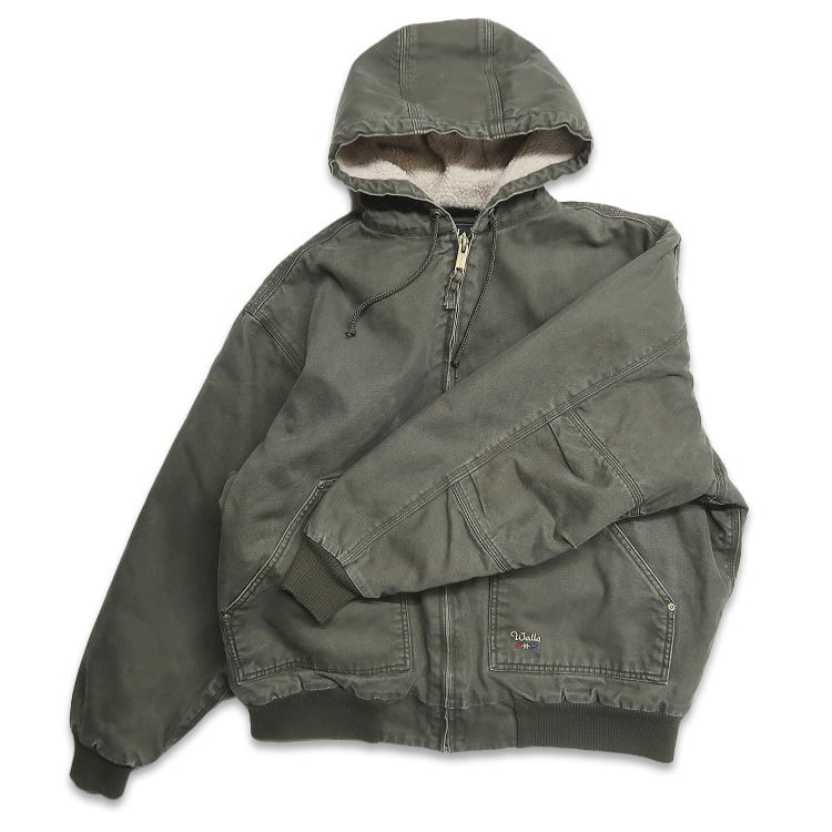 古着 Walls ワーク アクティブパーカー ダックジャケット 裏ボア