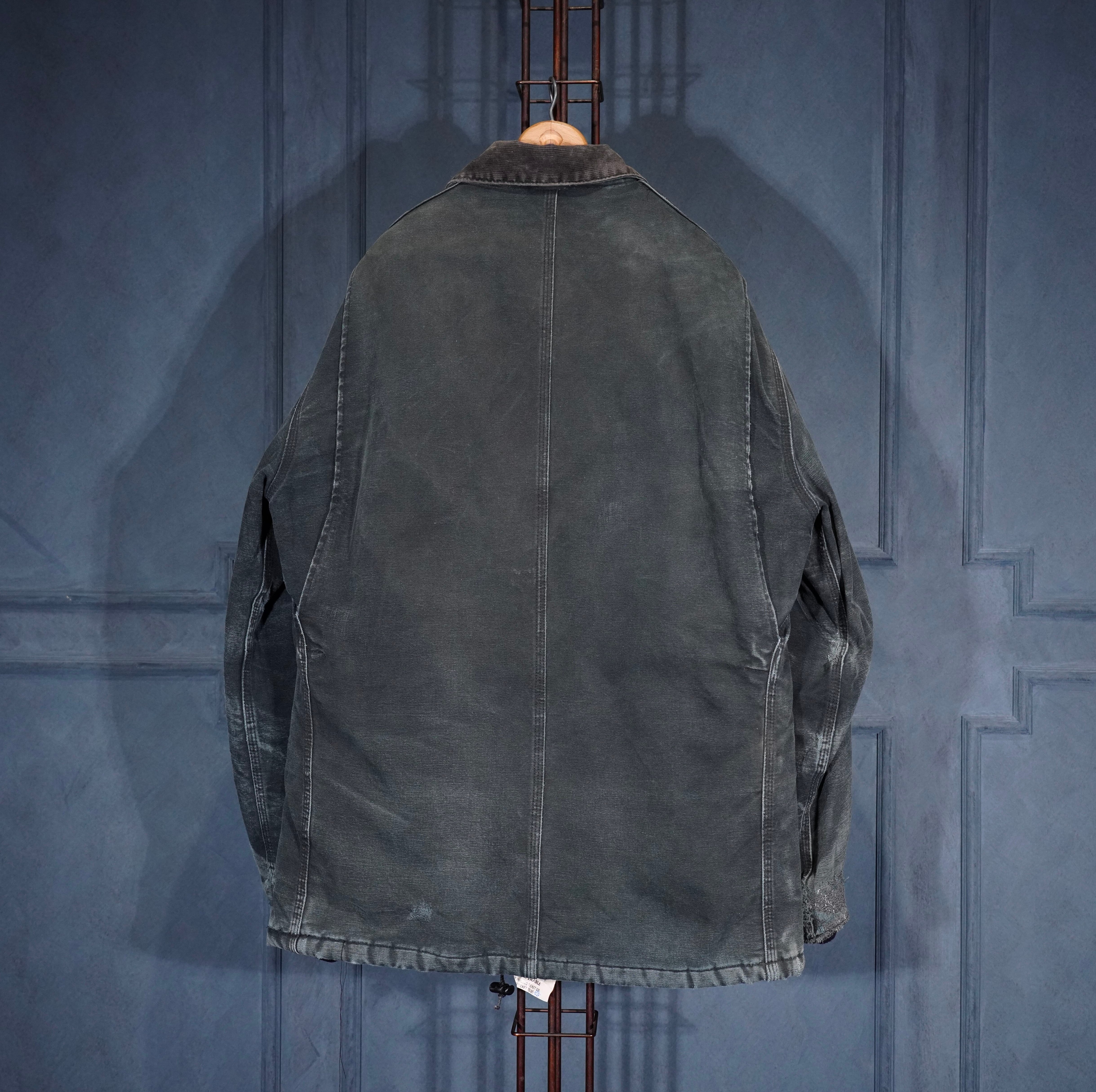 00's USA VINTAGE Carhartt FADED DESIGN DUCK ZIP UP BLOUSON/00年代