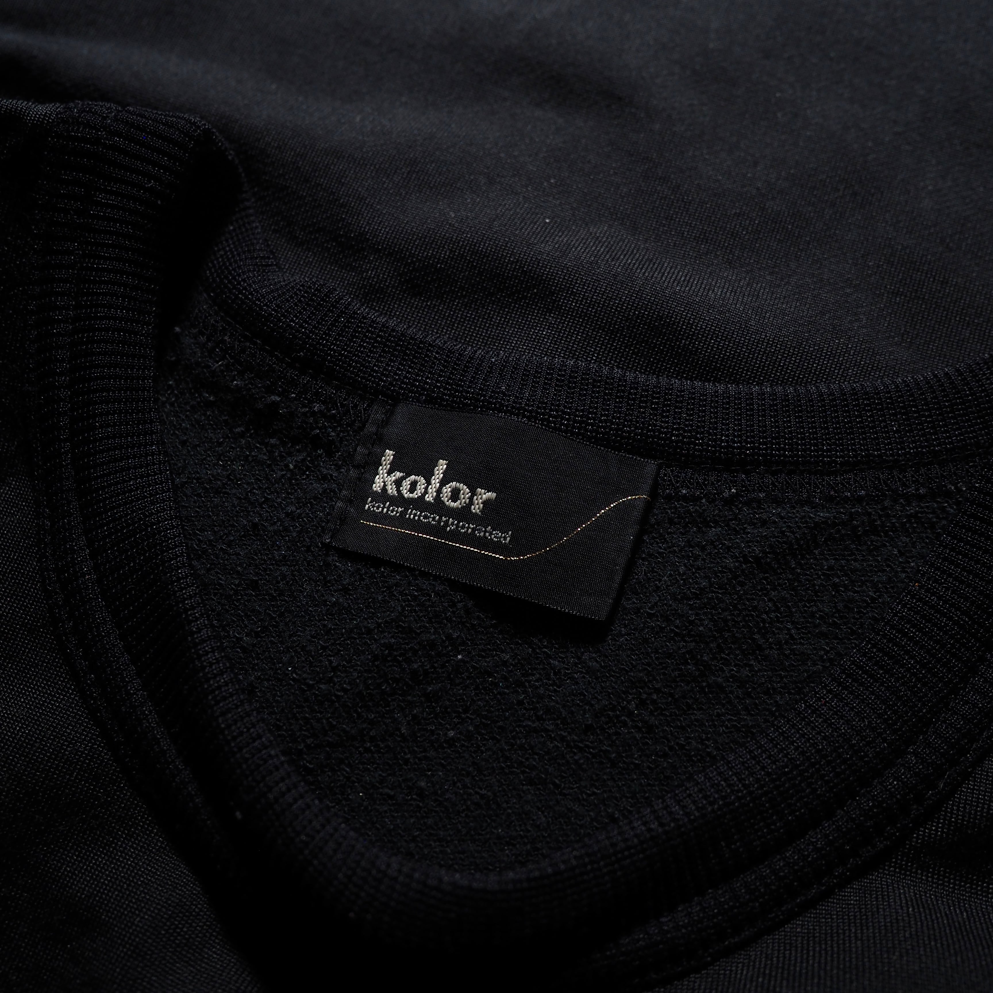 ” kolor ” ” 76 Number ” hand painted Rude taste Black Tee