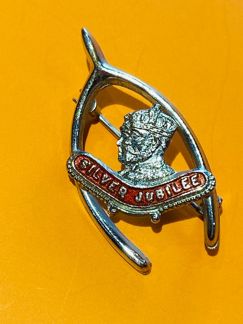 Silver Jubilee 1935年 Badge　バッジ　メタルバッジ　ピンバッジ