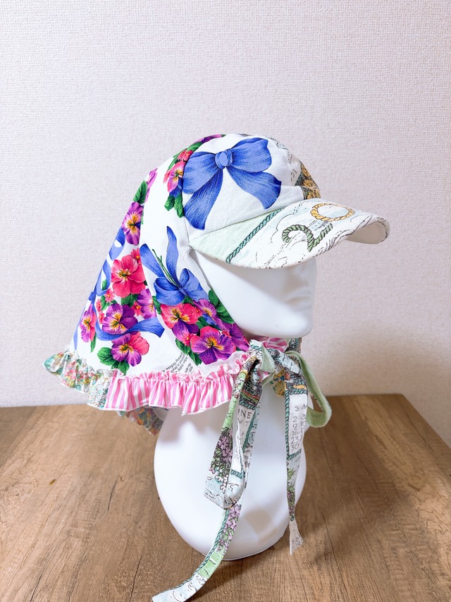 2wy babushka capブルーリボン