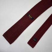 Kent IN TRADITION ケント ハンドメイド シルク100% ニットタイ レッド 系/ネクタイ