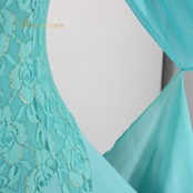 社交ダンス 衣装 スタンダード ドレス ワンピース パーティ衣装 レディース オールシーズン prima boutique プリマブティック 水色 ブルー系 軽やか 薄手 フロート付き ふんわり広がるシルエット 花柄レース 洗練存在感 上品 可愛い おしゃれ ダンス発表会 舞踏会 発表会着用 飾り付き お祝いイベント 送料無料