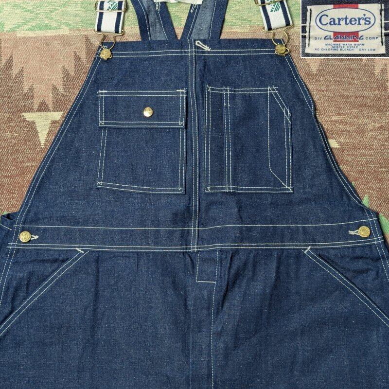 60s～ Reamswear Dark Navy Cotton Twill Overalls （44） DEAD-STOCK