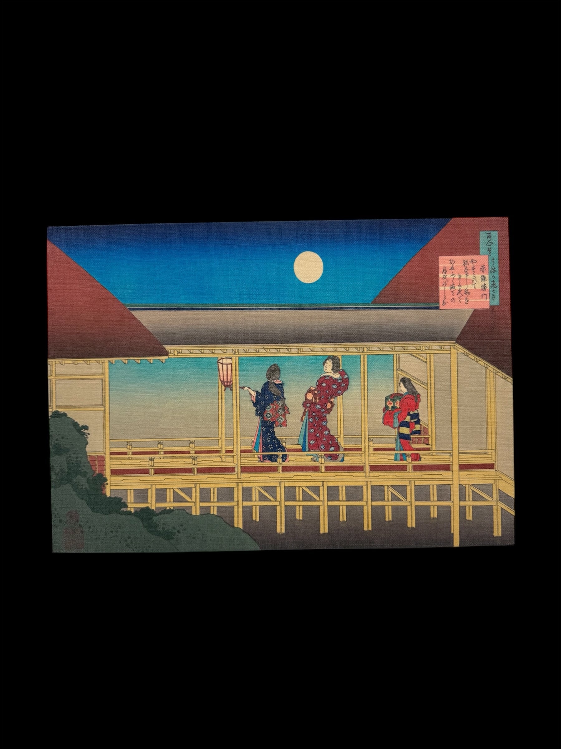 葛飾北斎 百物語 こはだ小平二 木製パネル アート | 噂の宝珠堂