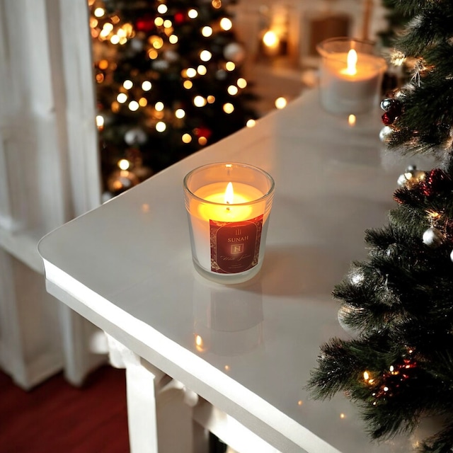 【クリスマスギフト】WhiteSavon アロマキャンドル