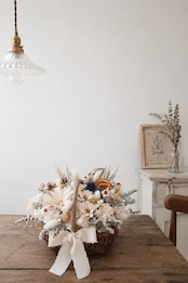 dried flower basket