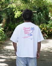 【#Re:room】DESERT BEACH VIBES LOGO T-SHIRTS［REC857］
