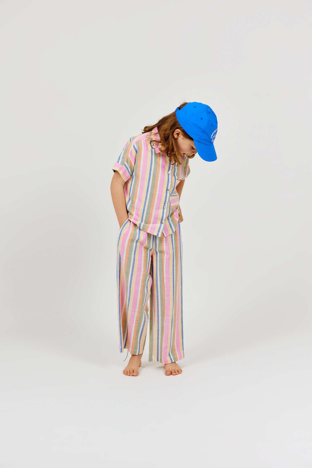 ＜ARSÈNE ET LES PIPELETTES＞Kids Striped Trousers マルチストライプ パンツ - 9