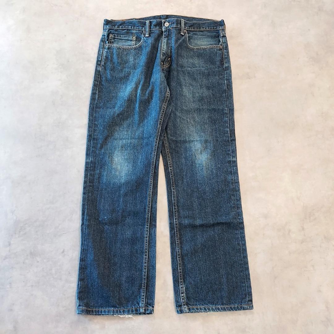 リーバイス559 Levis W34 ブルーデニム 青 ヒゲ 古着 17128