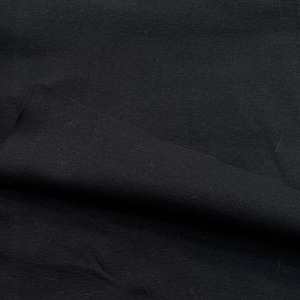 ★TC354◆3ｍ◆綿100％フライスニット生地◆ブラック
