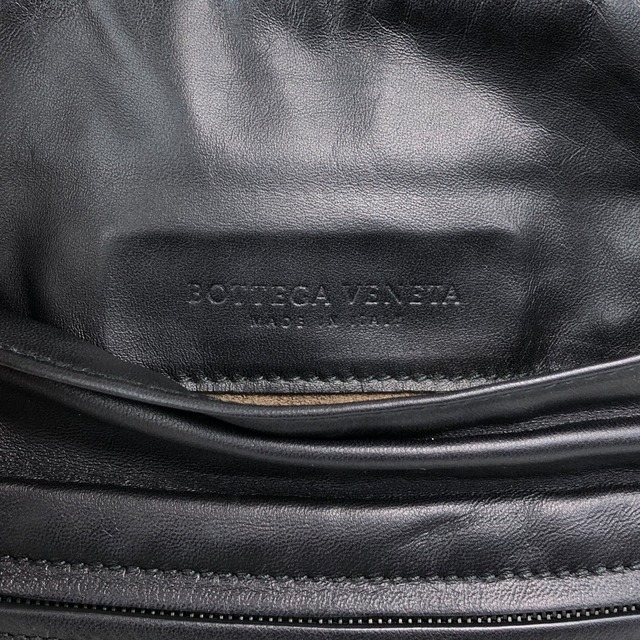 Bottega Veneta ボッテガ・ヴェネタ ショルダーバッグ ブラック イントレチャート レザー チェーン vintage ヴィンテージ オールド 37ps5x