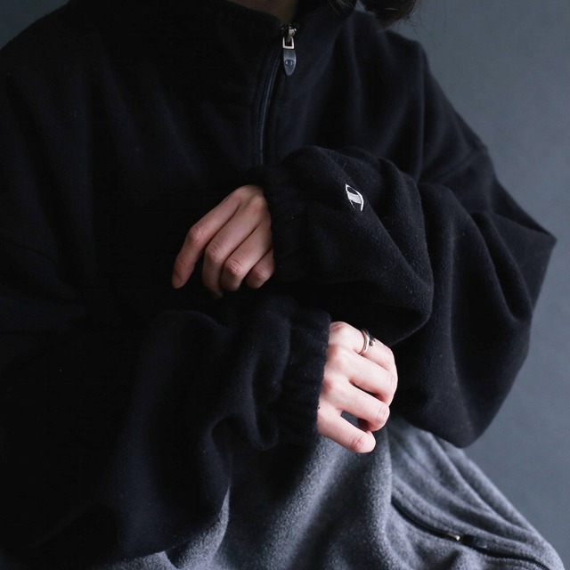 "Champion" bi-color halfzip fleece pullover