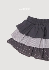韓国子供服 / 26Autumn / 〖取寄〗valubebe / フリル ティアード スカパン / ベビー服 / キッズ服 *6M~S*
