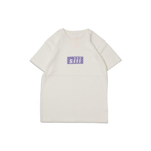 siii "BOX LOGO siiitah" KIDS  S/S TEE IVORY