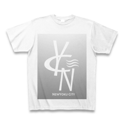 NYC(NEW YOKU CITY)モノグラムプリントTシャツWHT×GRAY