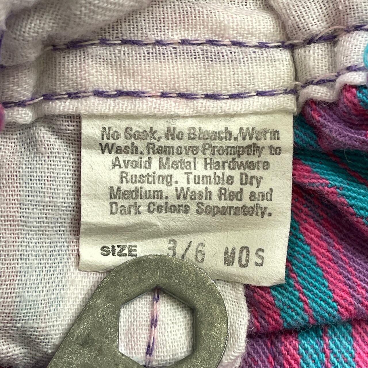 kids】80-90年代頃 USA製 紫タグ OSHKOSH オシュコシュ タータン