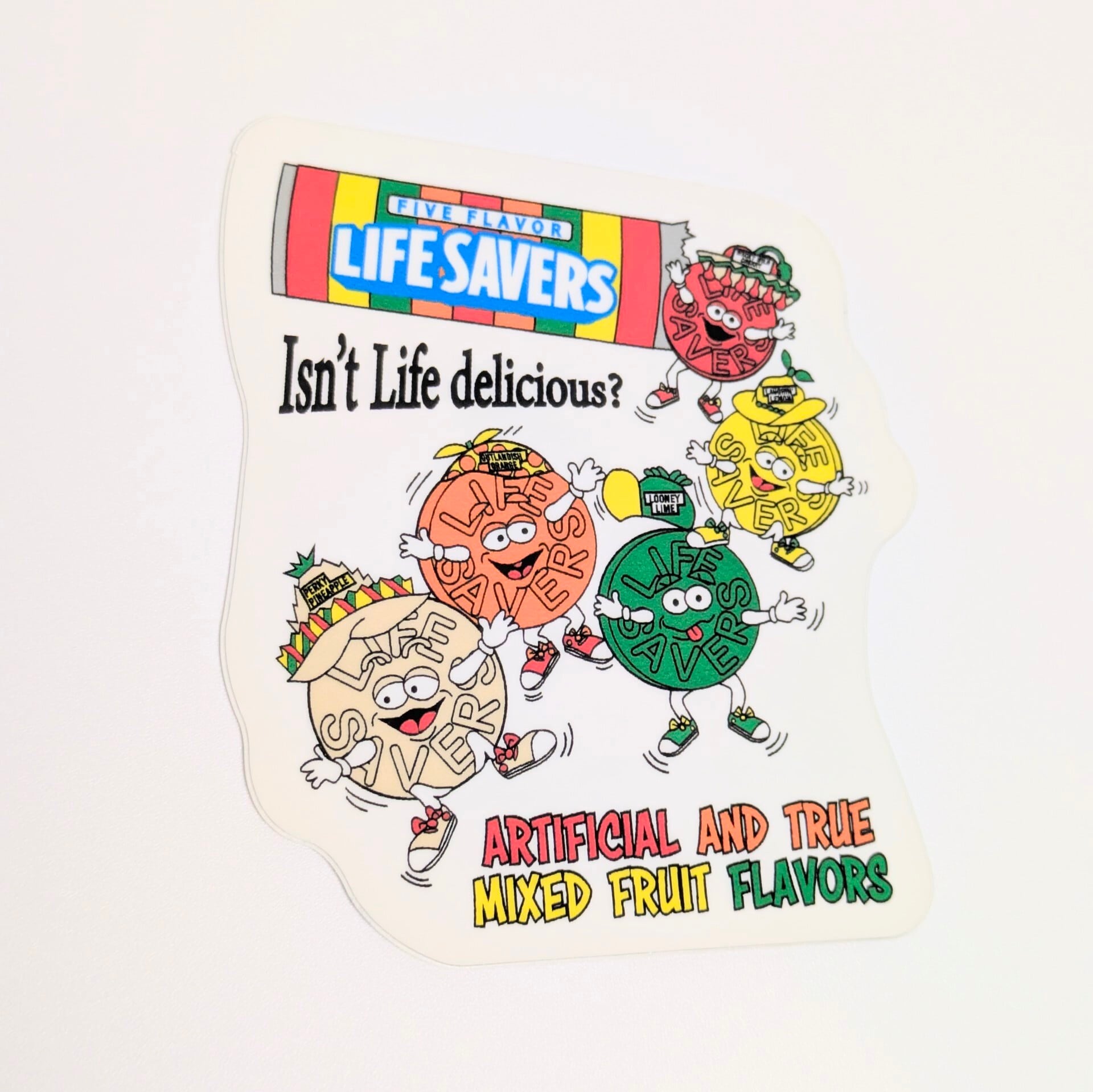 送料無料！【 LIFE SAVERS ( ライフセーバーズ ) 】American Company Characters STICKER / ステッカー〚アメリカン雑貨 アメトイ〛