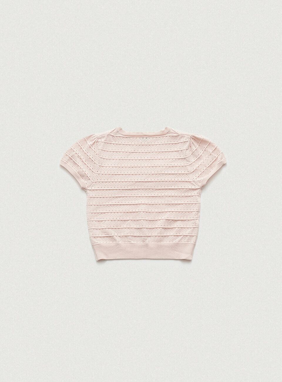 The Barnnet] Helen Logo Jacquard Knit Top_Pink 正規品 韓国ブランド