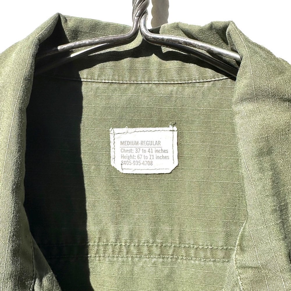 USARMY] Jungle Fatigue Ripstop Military Jacket Medium-Regular