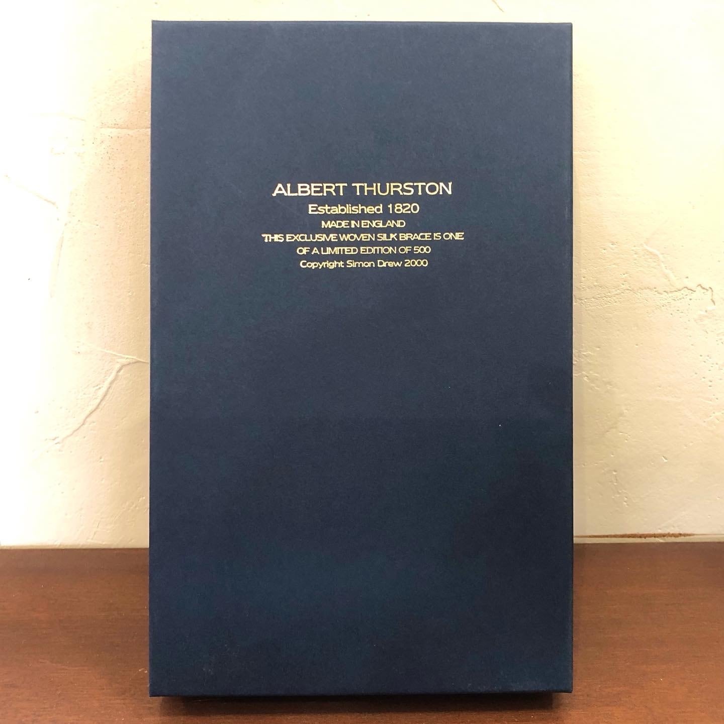 世界限定500本】英国アルバート・サーストンのサスペンダー／classic