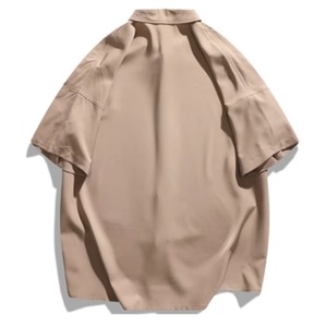 ドロップショルダールーズ半袖シャツ　0759