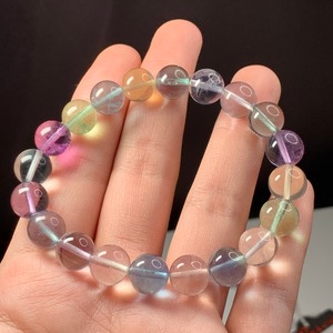 A5.透明度あり♪可愛いマルチカラーフローライトブレスレット