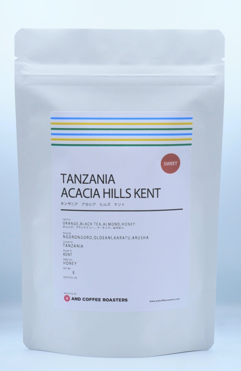 TANZANIA ACACIA HILLS KENT 150g [LIGHT ROAST] | AND COFFEE ROASTERS