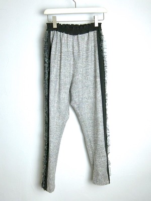 Frill Fin Pants / GRAY