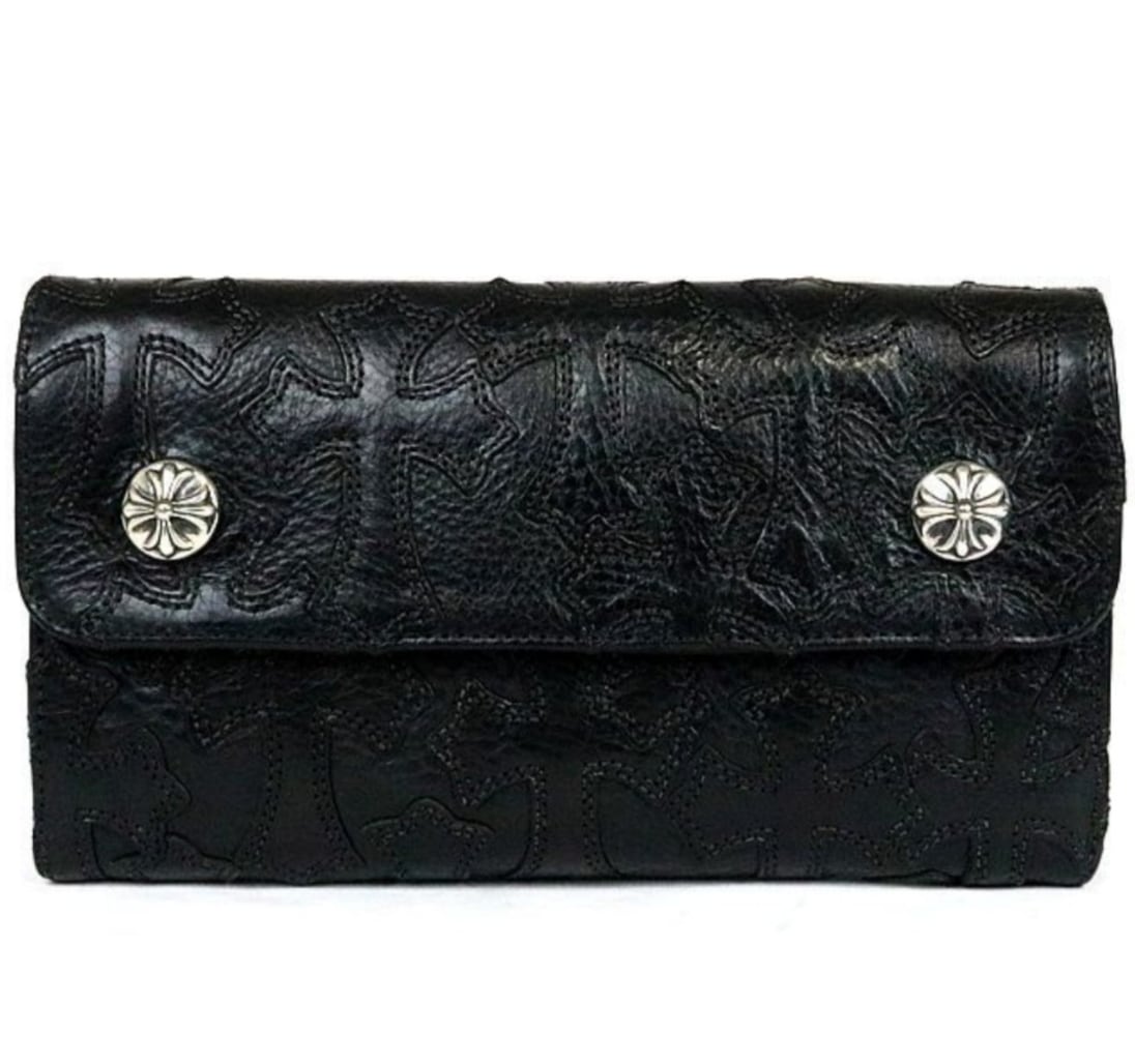 CHROME HEARTS クロムハーツ ウェーブウォレット フルセメタリー CHROME HEARTS クロムハーツ ウェーブウォレット フルセメタリー