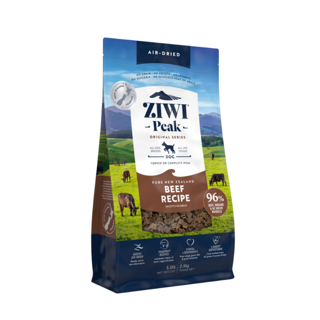 【定期便】ビーフ ２.５ｋg   エアドライ ドッグ  ZIWI Peak (ジウィ ピーク)