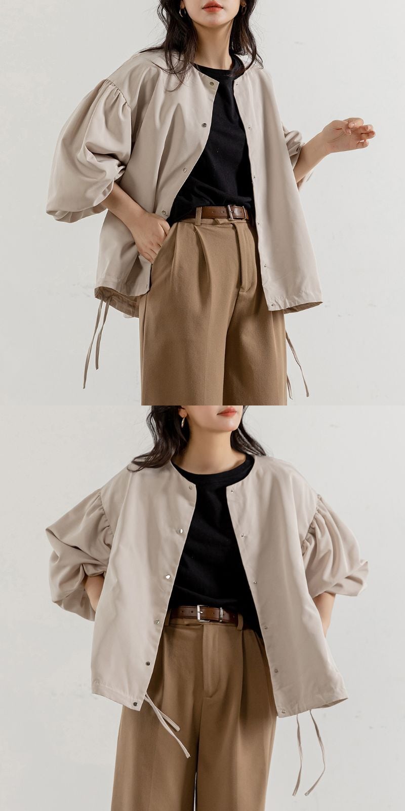 宅配便】バルーンスリーブブルゾン／tops2030 | DAY CLOSET