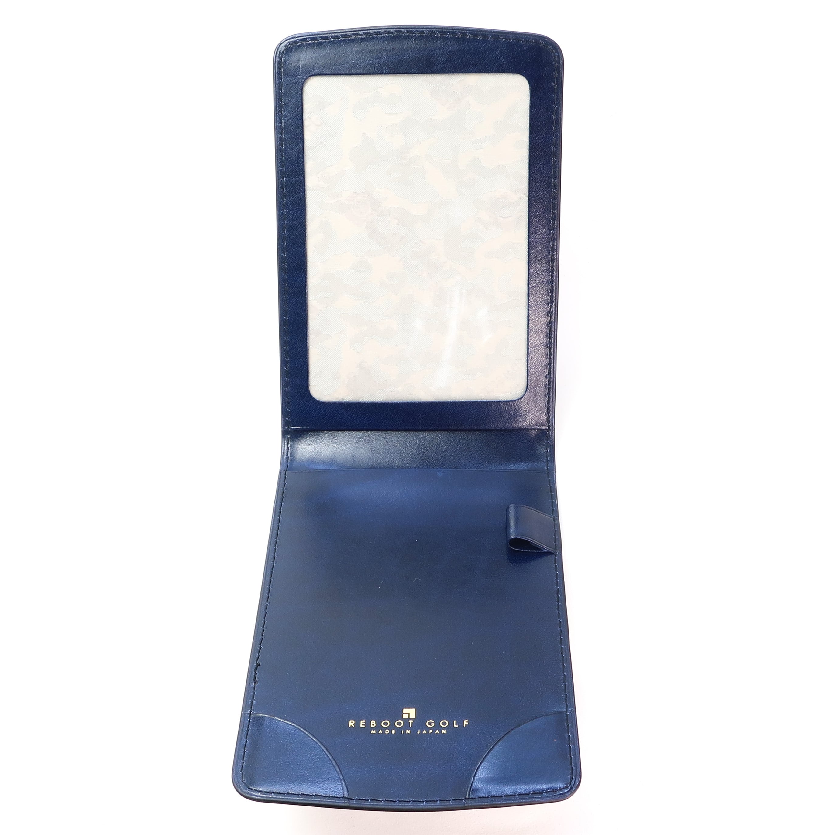 リブートゴルフ) スコアカードホルダー 縦型 本革 レザー スコアカード