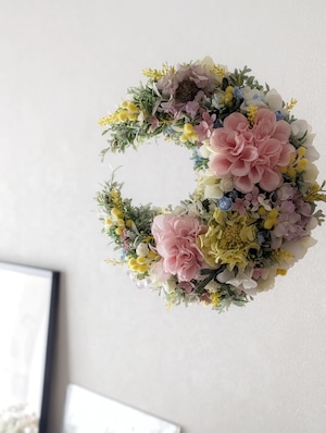 【早割】夢見るように甘い月【春の夢月 Dreamy*･360°Crescent フライングリース】三日月 春 ギフト 母の日