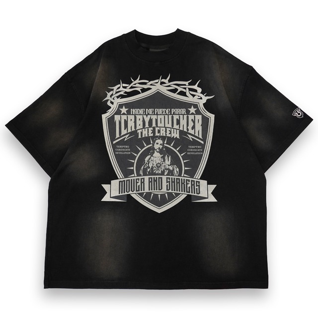 T.C.R MOVER AND SHAKERS S/S TEE - BLACK
