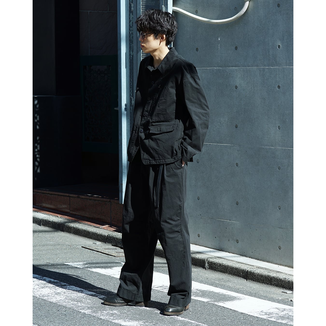 The Viridi-anne] (ザヴィリディアン) VI-3951-06 COTTON TWILL JACKET